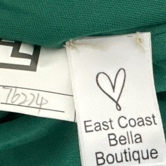 EAST COAST BELLA Green Sequin Cocktail Dress Sleeveless Tie Back Mini Women Sz M - Picture 10 of 16